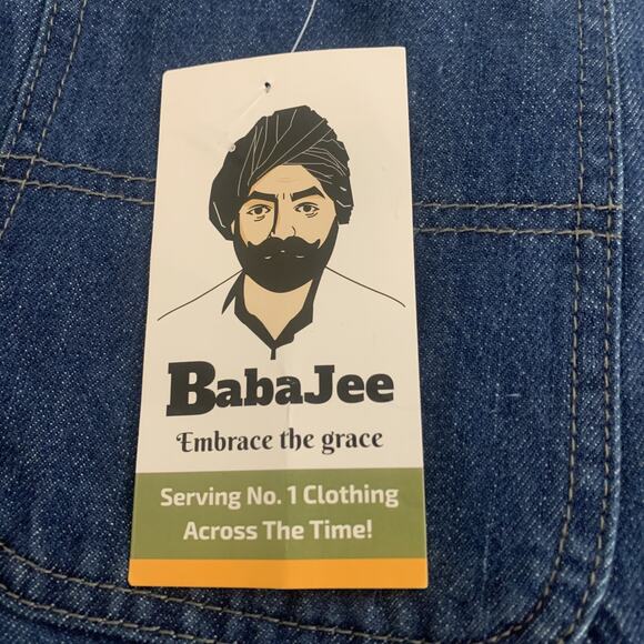 NEW BABAJEE MEN'S DENIM BIB OVERALLS SIZES 34 & 40 - Picture 12 of 12